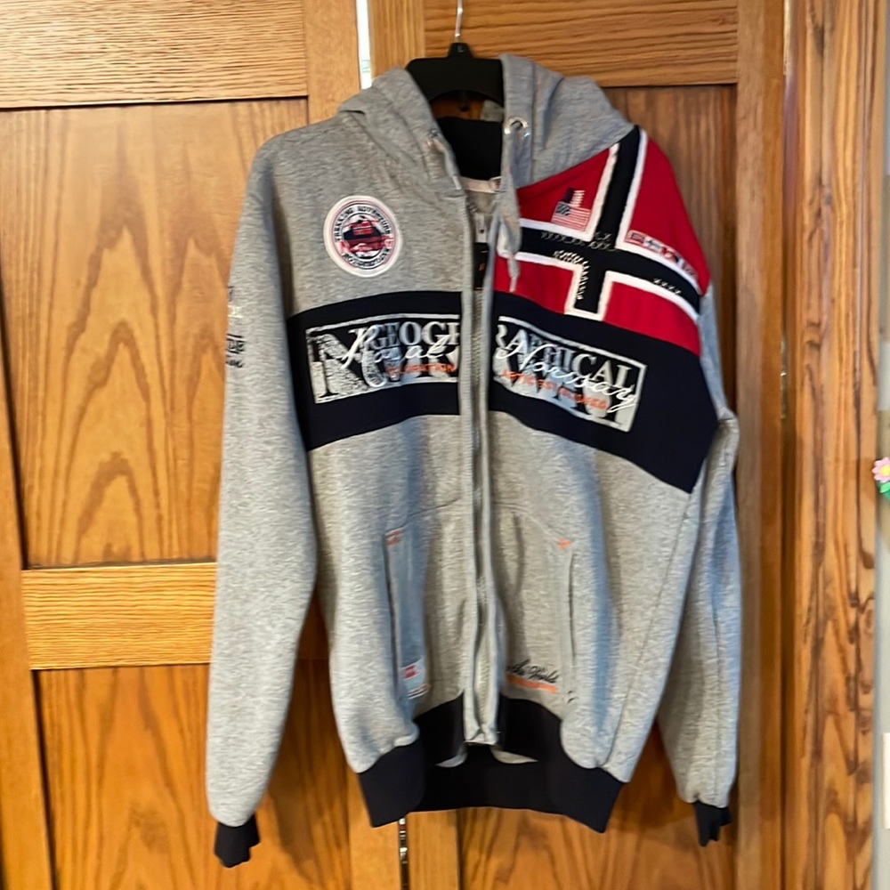 Geographical Norway Hoodie with zipper (size XL)